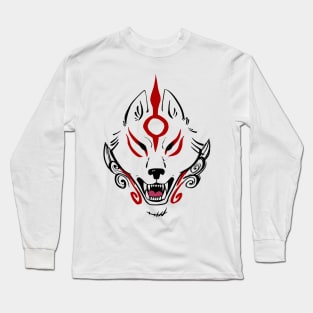 Okami Amaterasu (Plain White) Long Sleeve T-Shirt